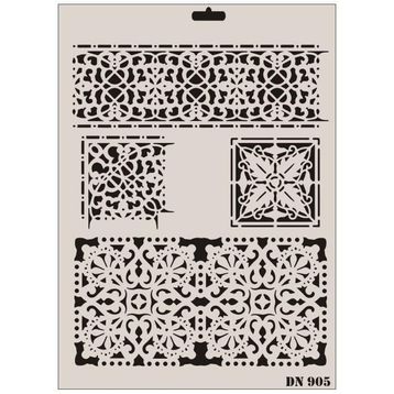 Rich Dantel Seri DN-905 35x25 cm Stencil