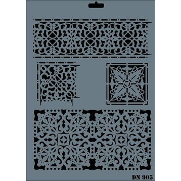 Rich Dantel Seri DN-905 35x25 cm Stencil