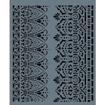 Rich Dantel Seri DN-907 35x25 cm Stencil