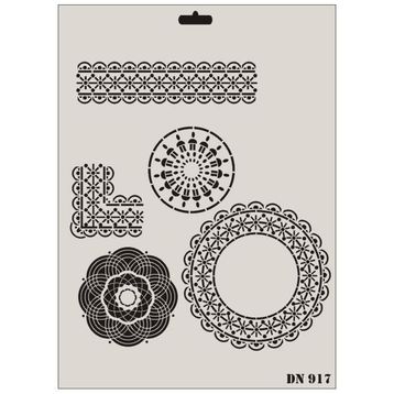 Rich Dantel Seri DN-917 35x25 cm Stencil