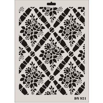 Rich Dantel Seri DN-921 35x25 cm Stencil