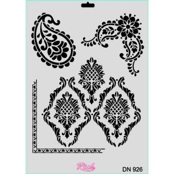 Rich Dantel Seri DN-926 35x25 cm Stencil