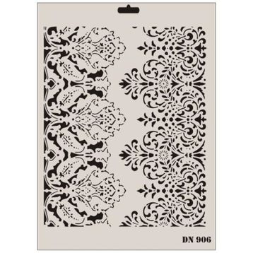 Rich DN-906 Dantel Seri 35x25 cm Stencil