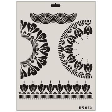 Rich DN-922 Dantel Seri 35x25 cm Stencil