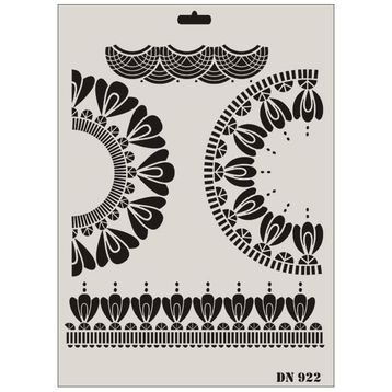 Rich DN-922 Dantel Seri 35x25 cm Stencil