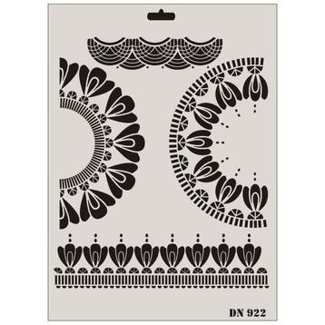 Rich DN-922 Dantel Seri 35x25 cm Stencil