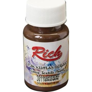 Rich Kahverengi 3011 Opak 50 cc Kumaş Boyası