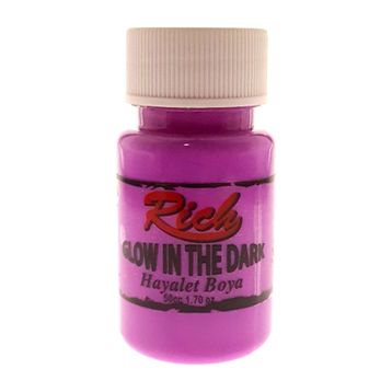 Rich Karanlıkta Parlayan Boya Glow In The Dark 50 ml 3008/3434 Pembe
