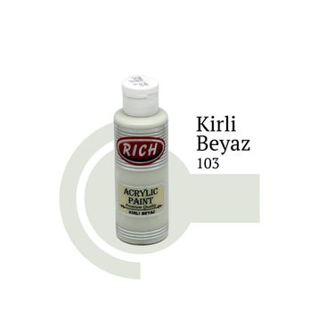 Rich Kirli Beyaz 130 cc Akrilik Boya