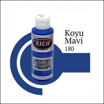 Rich Koyu Mavi 130 cc Akrilik Boya