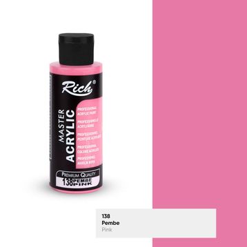 Rich Master 120 ml 138 Pembe Akrilik Boya