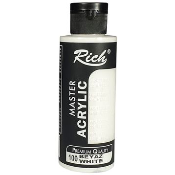 Rich Master Acrylic Beyaz 120 cc Akrilik Boya