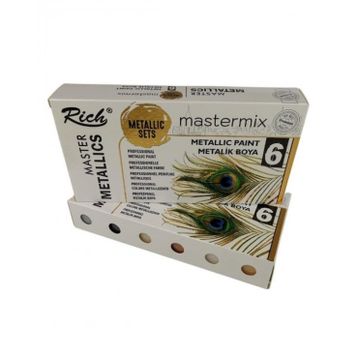 Rich Mastermix 60 cc 6'lı Metalik Renkler Akrilik Boya