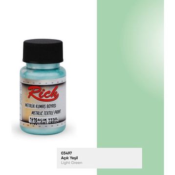 Rich Metalik Ceviz Yeşili 50 cc Kumaş Boyası