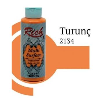 Rich MLT2134 Multi Surface Turunç 130 cc Akrilik Boya