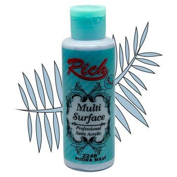 Rich MLT2248 Multi Surface Mavi Akrilik Boya
