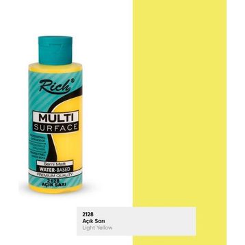 Rich Multi 2128 Açık Sarı 120 CC Akrilik Boya