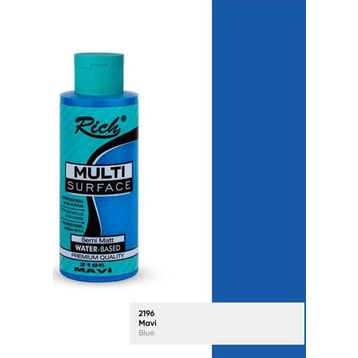 Rich Multi 2196 Mavi 120 CC Akrilik Boya