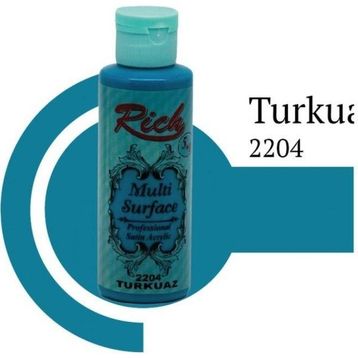Rich Multi 2204 Turkuaz 120 CC Akrilik Boya