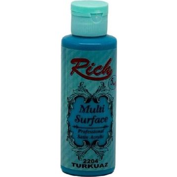 Rich Multi 2204 Turkuaz 120 CC Akrilik Boya