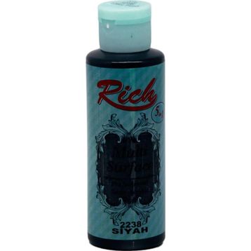 Rich Multi 2238 Siyah 120 CC Akrilik Boya