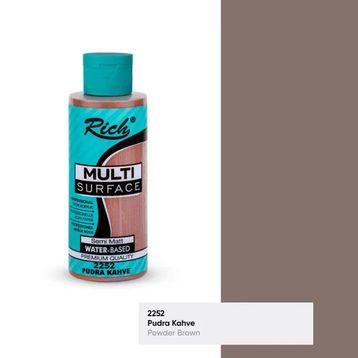 Rich Multi 2252 Pudra Kahve 120 CC Akrilik Boya