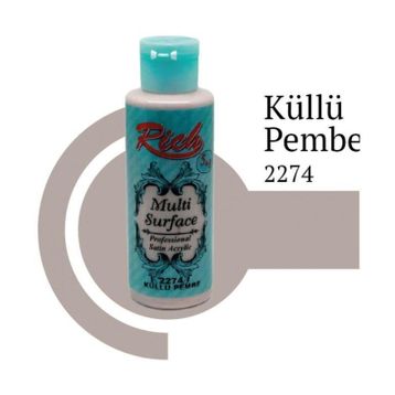 Rich Multi 2274 130 ml Küllü Pembe Akrilik Boya