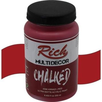 Rich Multi 4590 Kırmızı 250 ml Decor Chalked Akrilik Boya