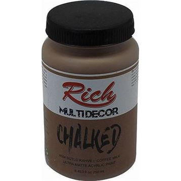 Rich Multi Decor 250 ml Sütlü Kahve Chalked Boya