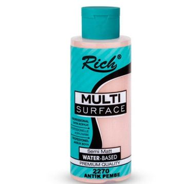 Rich Multi Surface 120 cc Antik Pembe Akrilik Boya