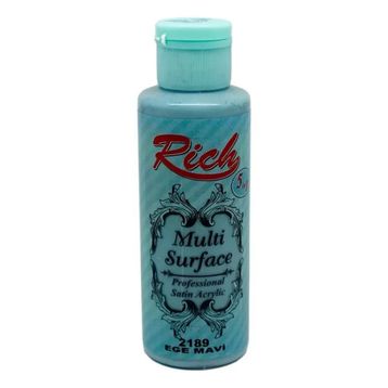 Rich Multi Surface 120 cc Ege Mavi Akrilik Boya