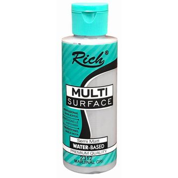 Rich Multi Surface 120 cc Marjinal Gri Akrilik Boya