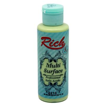 Rich Multi Surface 120 cc Sardunya Akrilik Boya