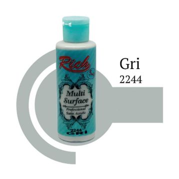 Rich Multi Surface 2244 Gri 120 CC Akrilik Boya