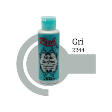 Rich Multi Surface 2244 Gri 120 CC Akrilik Boya