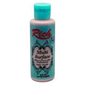 Rich Multi Surface Antik Pembe 130 cc Akrilik Boya