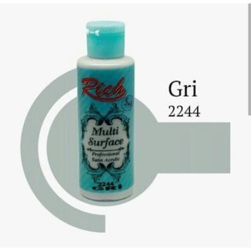 Rich Multi Surface Gri 130 cc Akrilik Boya
