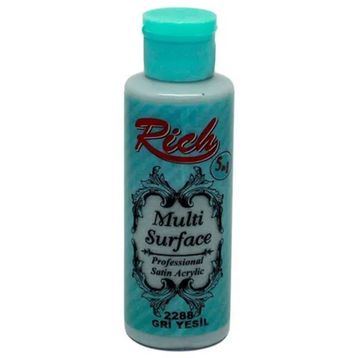 Rich Multi Surface Gri Yeşil 130 cc Akrilik Boya