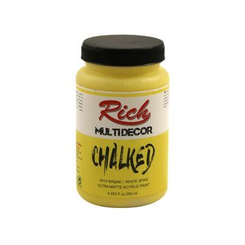 Rich Multidecor Chalked 4514 Başak Sarı 250 ml Akrilik Boya