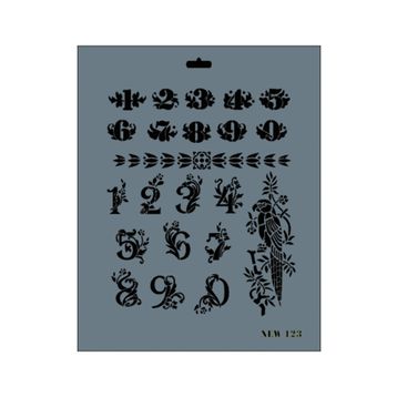 Rich N-123 Yeni Seri XL 35x25 cm Stencil