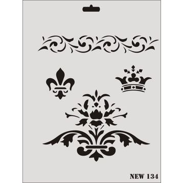 Rich N-134 Yeni Seri XL 35x25 cm Stencil