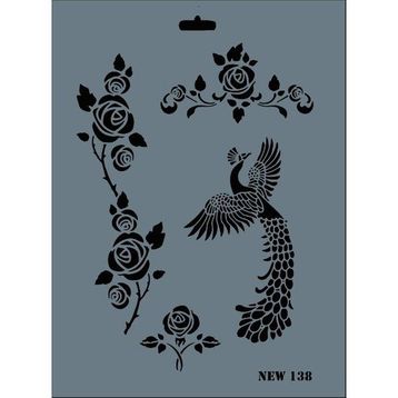 Rich N-138 Yeni Seri XL 35x25 cm Stencil