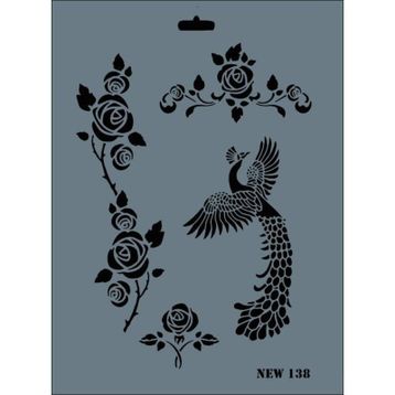 Rich N-138 Yeni Seri XL 35x25 cm Stencil