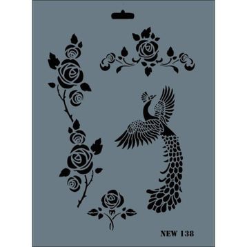 Rich N-138 Yeni Seri XL 35x25 cm Stencil