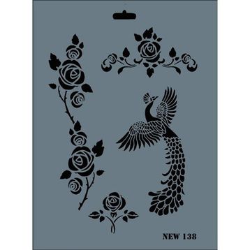 Rich N-138 Yeni Seri XL 35x25 cm Stencil