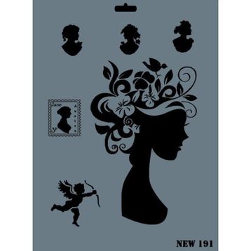 Rich N-191 Yeni Seri XL 35x25 cm Stencil