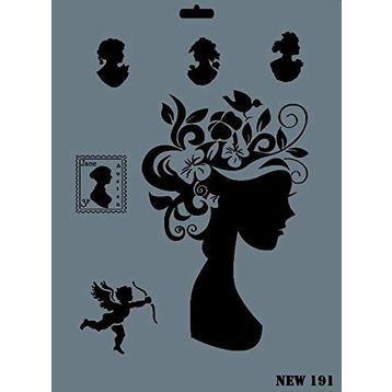Rich N-191 Yeni Seri XL 35x25 cm Stencil