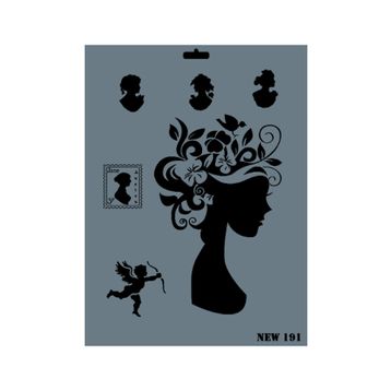 Rich N-191 Yeni Seri XL 35x25 cm Stencil