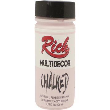 Rich N 4520 Multi Decor Chalked Puslu Pembe 250 ml Akrilik Boya