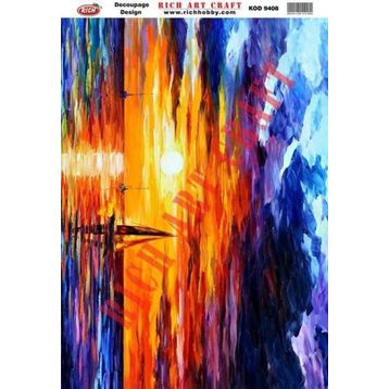 Rich N:9408 33x48 cm Dekupaj Kağıdı